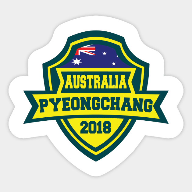 Team Australia Pyeongchang 2018 Sticker by OffesniveLine